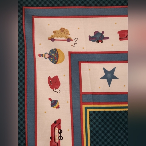 Vintage Baby Quilt (44" x 36") Fabric Panel, Marcia's Pony 1996 - Picture 4 of 12